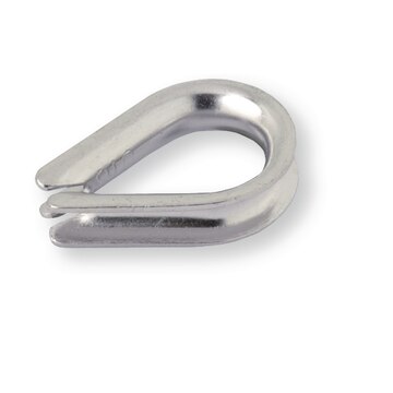 Cosse cœur inox ou zingué pour câble
